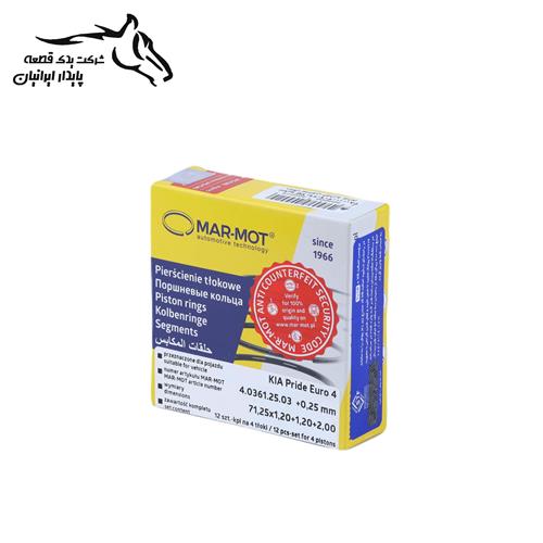 رینگ موتور پراید (0.25) یورو 4 (403612503 ) مارموت (فاقد گارانتی).66.1. (فقط نقدی)