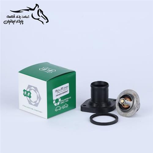 ترموستات پژو 206 83 درجه با درپوش و اورینگ فولاد فام .144.12.