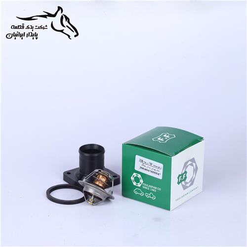 ترموستات پژو 206 76 درجه با درپوش و اورینگ 10505020100002 فولاد فام .75.1.