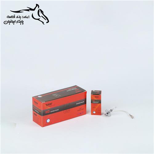 لامپ H3 گازی سیم دار 55W کره ای بازرگانی اس ام اس .500.10.