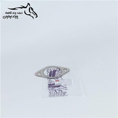 واشر بین منبع اگزوز دود پراید دو طرف فلز طوقه دار مشهد واشر 2236157004 مشهد واشر .10.