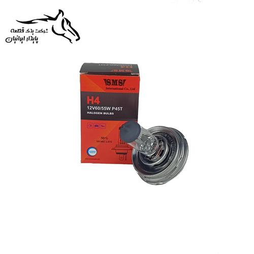 لامپ H4 گازی گرد 60,55 کره ای P45 بازرگانی اس ام اس .500.10.